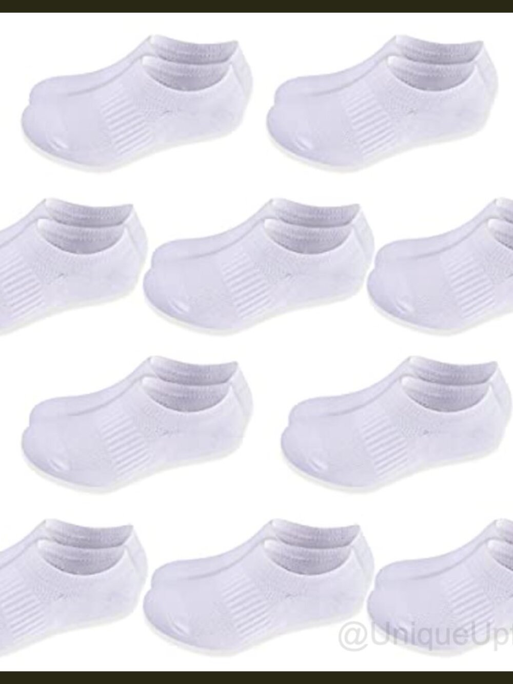 10 Pairs Boys Girls No Show Socks Cotton Non Slip Low Cut